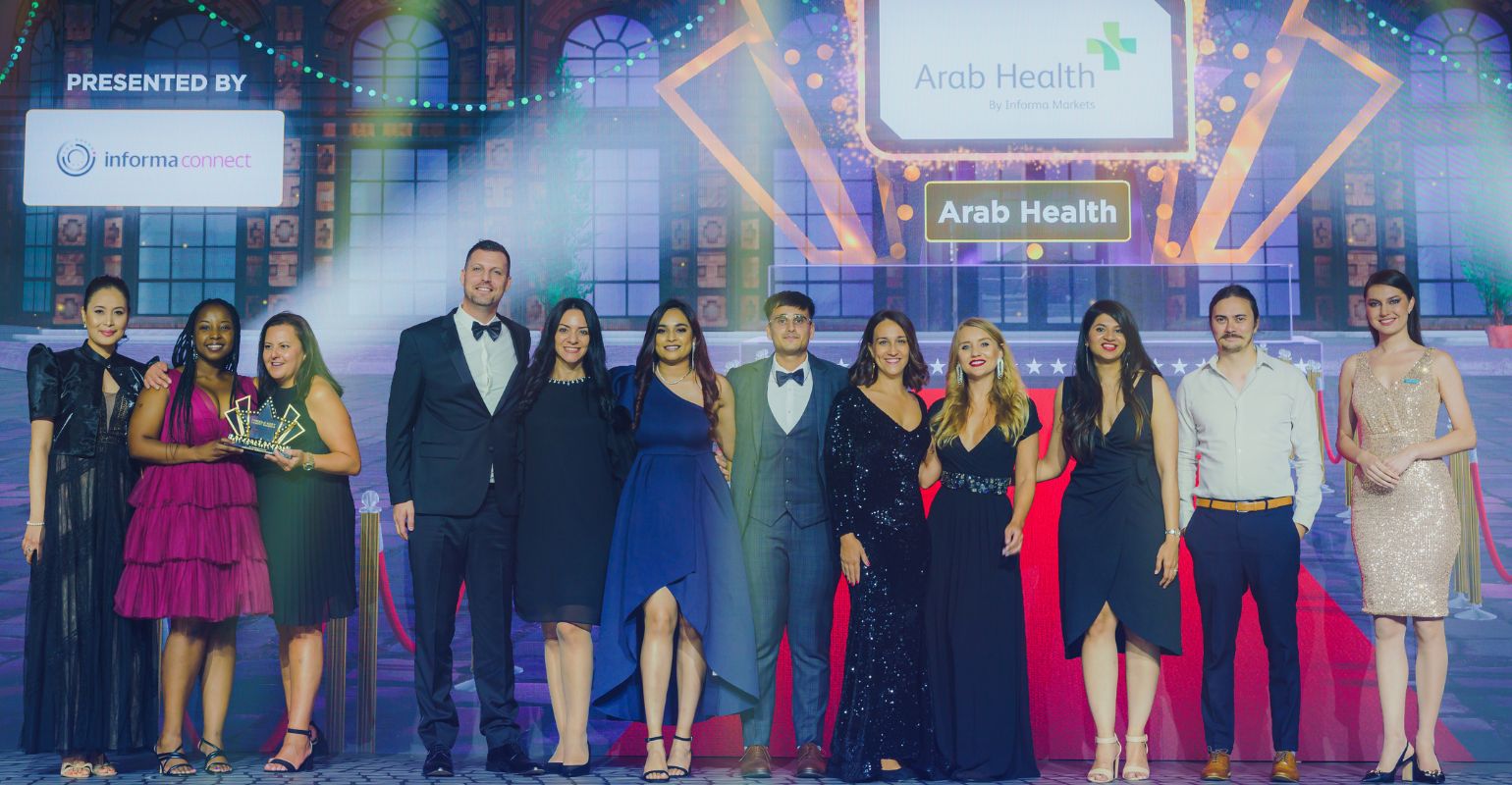 وقد توج معرض الصحة العربي 2023 بجائزة أفضل معرض لهذا العام