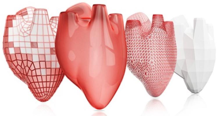 3D printed heart images